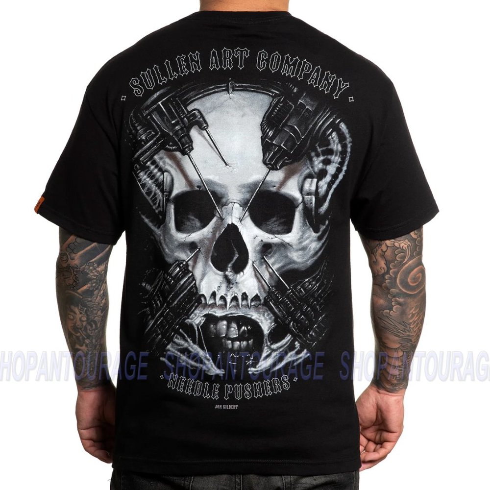 Sullen Art Collective Biomech Standard SCM4755 Short Sleeve Men`s Tattoo T-shirt